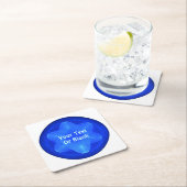 Bluestar Fractal Kartonnen Onderzetters (Insitu)