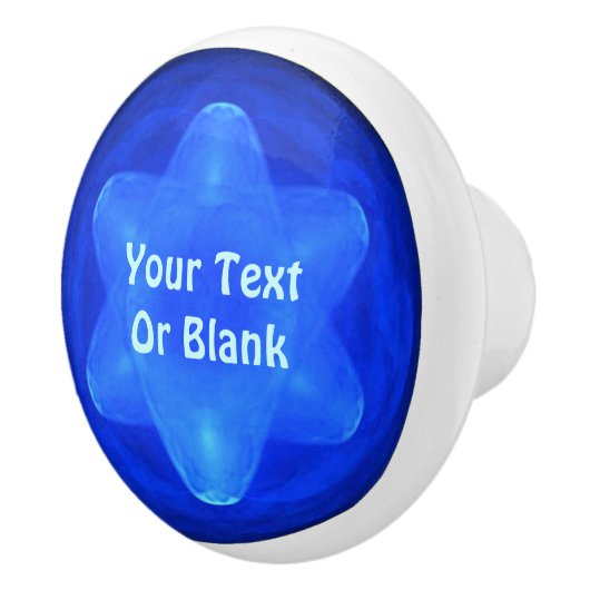 Bluestar Fractal Keramische Knop (Rechts)