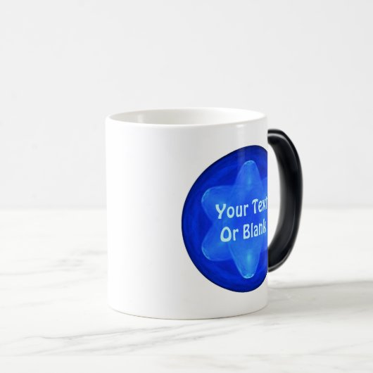 Bluestar Fractal Magische Mok (Voorkant rechts)