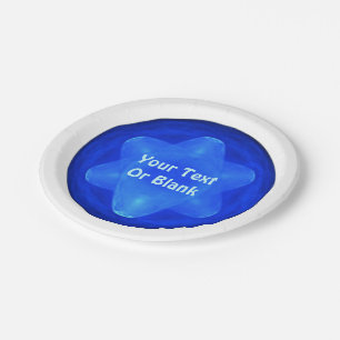 Bluestar Fractal Papieren Bordje