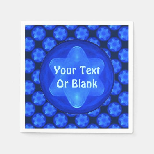 Bluestar Fractal Servetten (Voorkant)