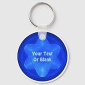 Bluestar Fractal Sleutelhanger (Voorkant)