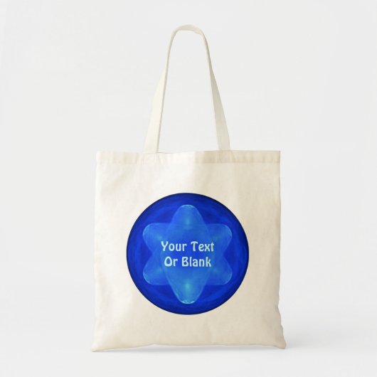 Bluestar Fractal Tote Bag (Voorkant)