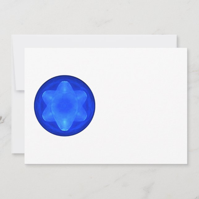 Bluestar on White (Voorkant)