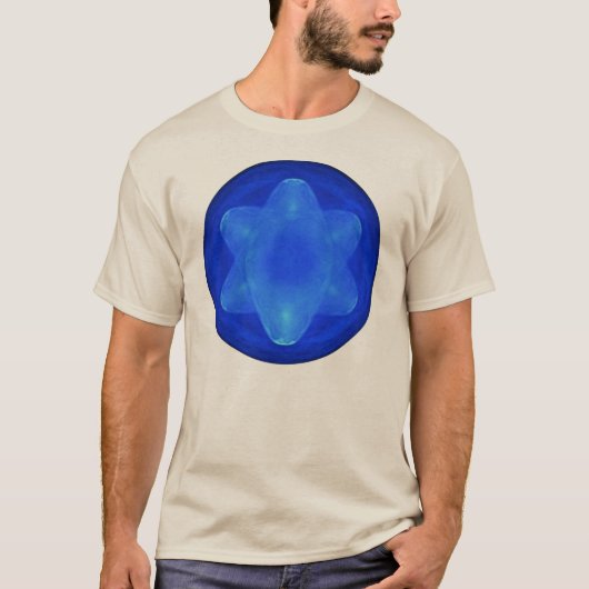 Bluestar on White T-shirt (Voorkant)