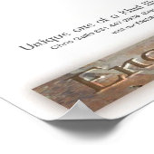 Bluestone Sundial Poster (Hoek)