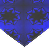 Bluesy Blue Gradient Star Bow Tafelkleed (Gekanteld)