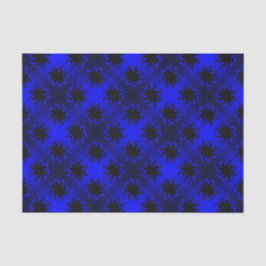 Bluesy Blue Gradient Star Bow Tissuepapier
