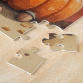 Bluetick Coonhound Autumn verlaat Thanksgiving kun Legpuzzel (Zijkant)