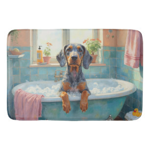 Bluetick Coonhound Badkamer Decoratie Tijdens het Badmat