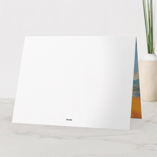 Bluetick Coonhound Beach Surfen schilderij Kaart (Achterkant)