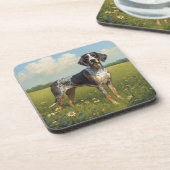 Bluetick Coonhound Bier Onderzetter (Linkerzijde)