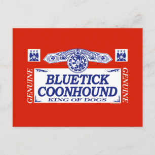 Bluetick Coonhound Briefkaart