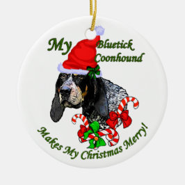 Bluetick Coonhound Christmas Gifts Ornament