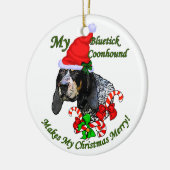 Bluetick Coonhound Christmas Gifts Ornament (Links)