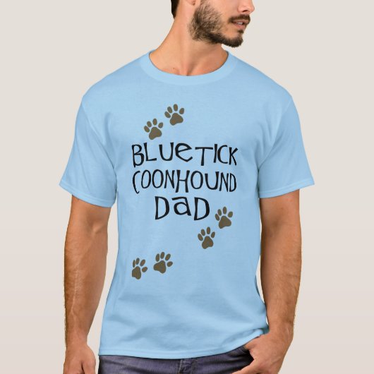 Bluetick Coonhound Dad T-shirt (Voorkant)