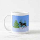 Bluetick Coonhound Decorating Kerstboom Koffiemok (Links)