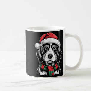 Bluetick Coonhound Dog Santa Hat F Christmas Costu Koffiemok