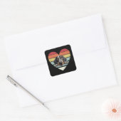 Bluetick Coonhound Dog Vierkante Sticker (Envelop)