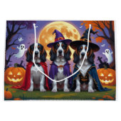 Bluetick Coonhound Dogs Pumpkin Halloween Grappig Groot Cadeauzakje (Voorkant)