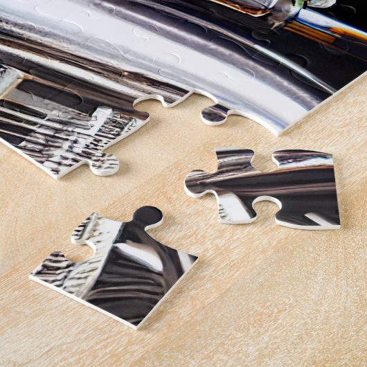 Bluetick Coonhound Driving Bike St. Patrick's Day Legpuzzel (Zijkant)