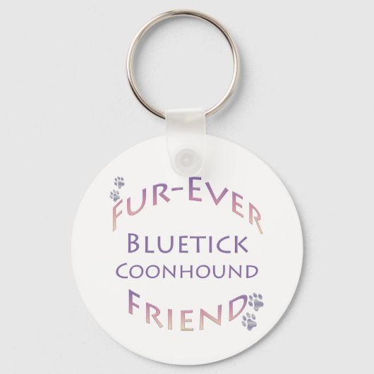 Bluetick Coonhound Furever Sleutelhanger (Voorkant)