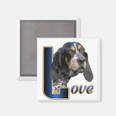 Bluetick Coonhound Gifts Magneet (Voorkant / Achterkant)