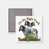 Bluetick Coonhound Gifts Magneet (Voorkant / Achterkant)