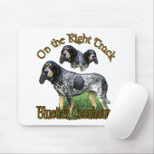 Bluetick Coonhound Gifts Muismat (Met muis)