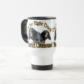 Bluetick Coonhound Gifts Reisbeker (Voorkant links)