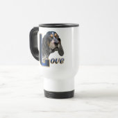 Bluetick Coonhound Gifts Reisbeker (Voorkant links)