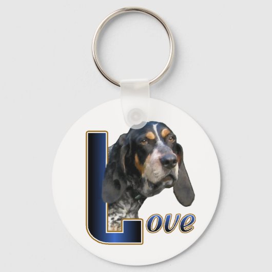 Bluetick Coonhound Gifts Sleutelhanger (Voorkant)