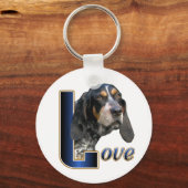 Bluetick Coonhound Gifts Sleutelhanger (Voorkant)