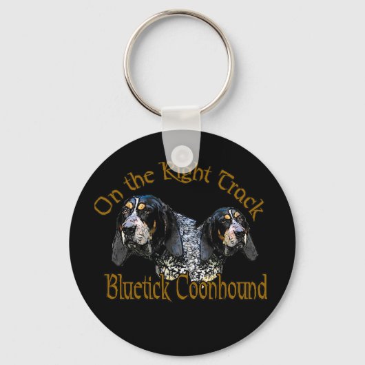 Bluetick Coonhound Gifts Sleutelhanger (Voorkant)
