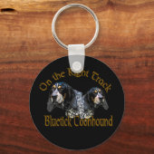 Bluetick Coonhound Gifts Sleutelhanger (Voorkant)