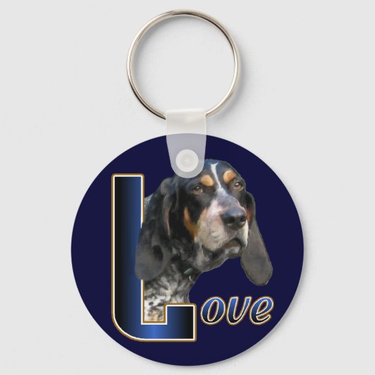Bluetick Coonhound Gifts Sleutelhanger (Voorkant)