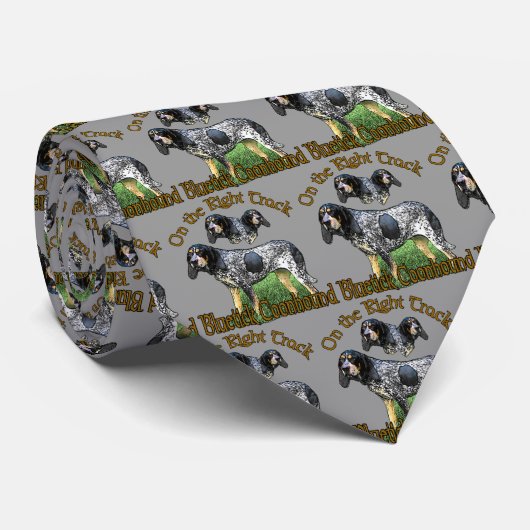 Bluetick Coonhound Gifts Stropdas (Opgerold)