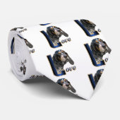 Bluetick Coonhound Gifts Stropdas (Opgerold)