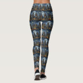 Bluetick Coonhound Halloween Spoken Leggings (Achterkant)