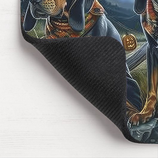 Bluetick Coonhound Halloween Spooky Muismat (Hoek)