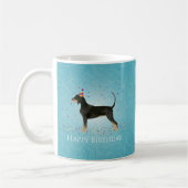 Bluetick Coonhound Happy Birthday Design Koffiemok (Links)