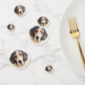 Bluetick Coonhound Hond 3D geïnspireerd Confetti (Groep)
