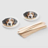 Bluetick Coonhound Hond 3D geïnspireerd Handwaaier (Niet-gemonteerd)