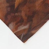 Bluetick Coonhound in Herfstbladeren Herfst Inspir Fleece Deken (Hoek)