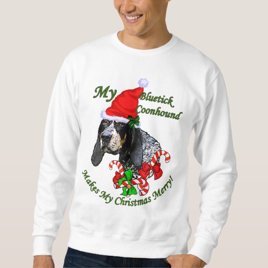 Bluetick Coonhound-kerstcadeautjes Trui (Voorkant)