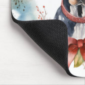 Bluetick Coonhound Kerstkrans Feestelijke Pup Muismat (Hoek)