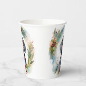 Bluetick Coonhound Kerstkrans Feestelijke Pup Papieren Bekers (Links)