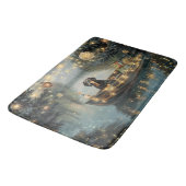 Bluetick Coonhound Kerstmis feestelijke reis Badmat (Gekanteld)