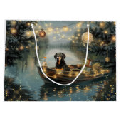 Bluetick Coonhound Kerstmis feestelijke reis Groot Cadeauzakje (Achterkant)