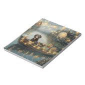 Bluetick Coonhound Kerstmis feestelijke reis Notitieblok (Linkerzijde)